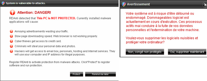 REAnti - fake warnings