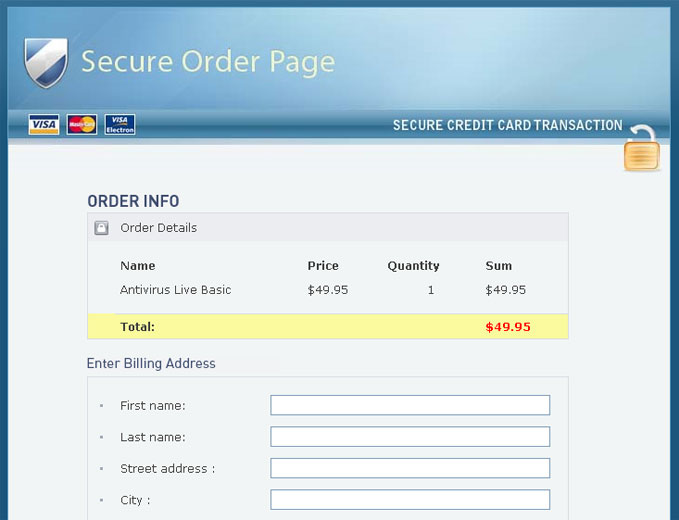 Winsecurepro2010.com order page