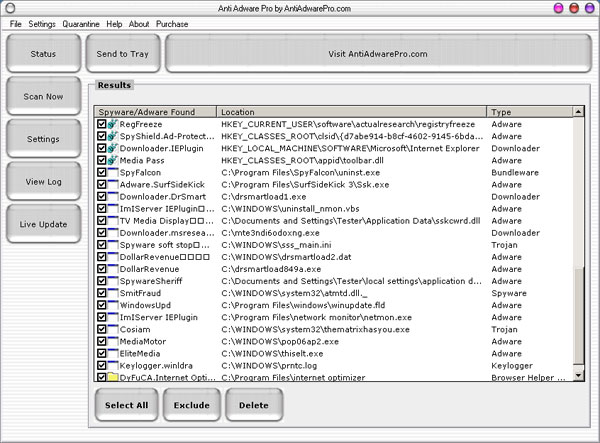 Anti Adware Pro software