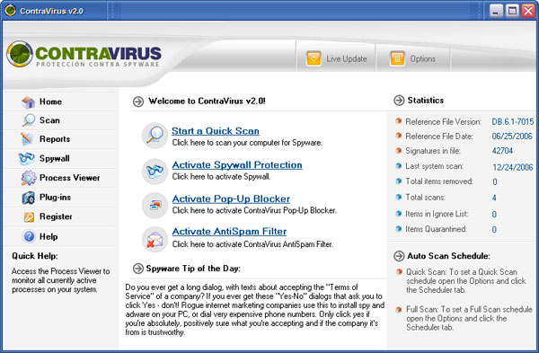 ContraVirus software