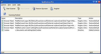 SpyDestroy Pro software