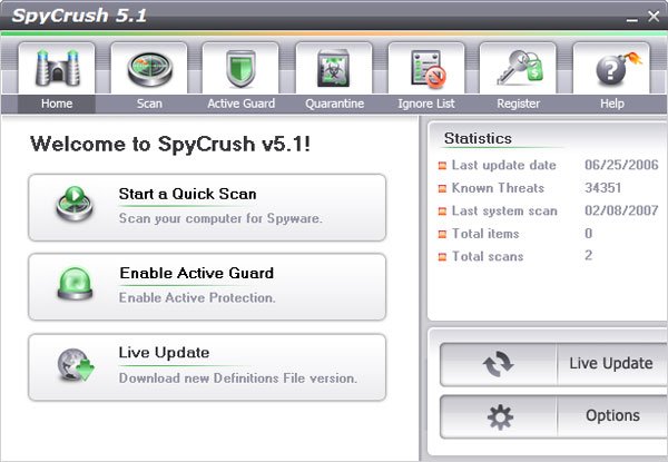 SpyCrush software
