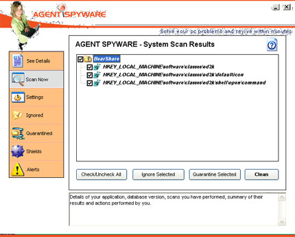 Agent Spyware software