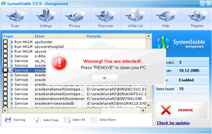 SystemStable software