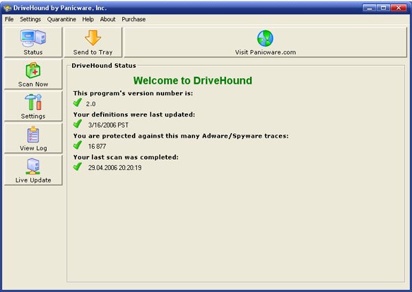 DriveHound software