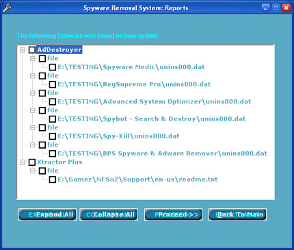 Spyware Tek software