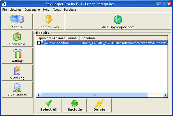 Spy Reaper Pro software