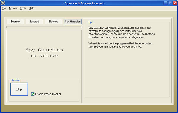 Spyware and Adware Removal software