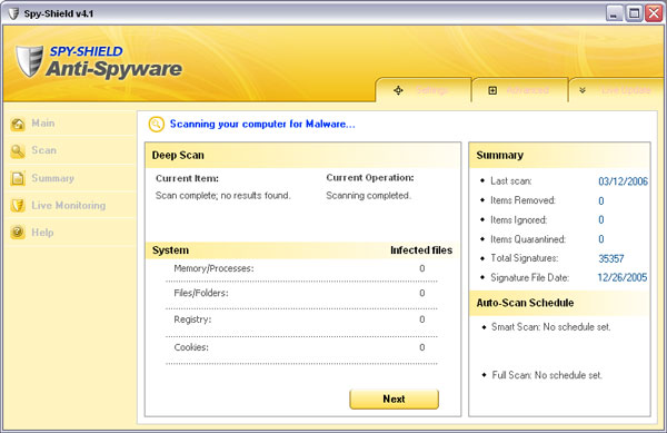 Spy Shield software