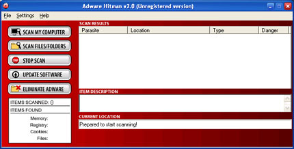 Adware Hitman software