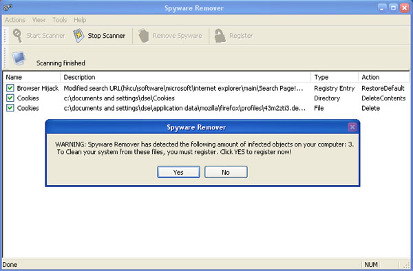 SpywareXP software