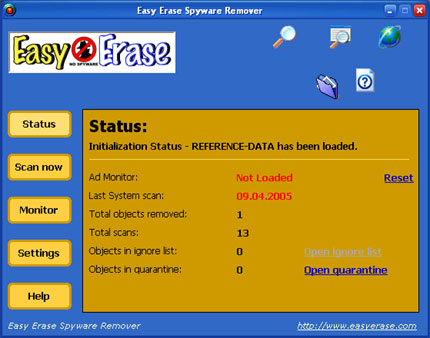 Easy Erase Spyware Remover software