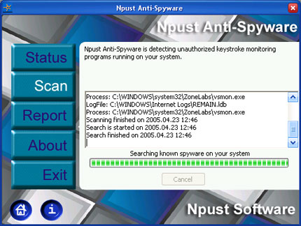 Npust Anti Spyware software