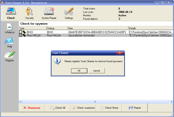 Trust Cleaner software