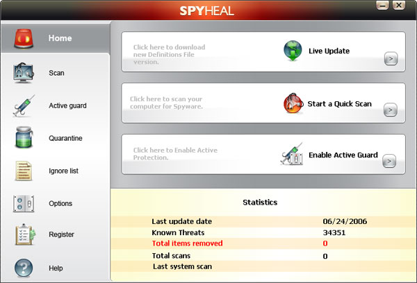 SpyHeal software