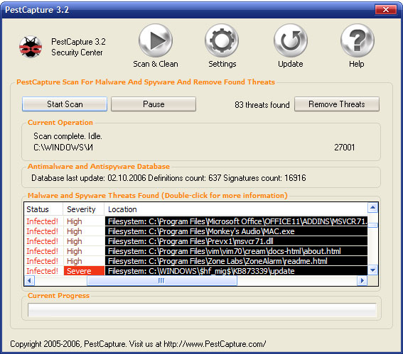 Pest Capture software