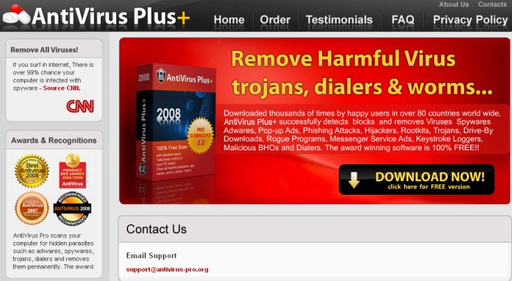 Antivirus Plus removal