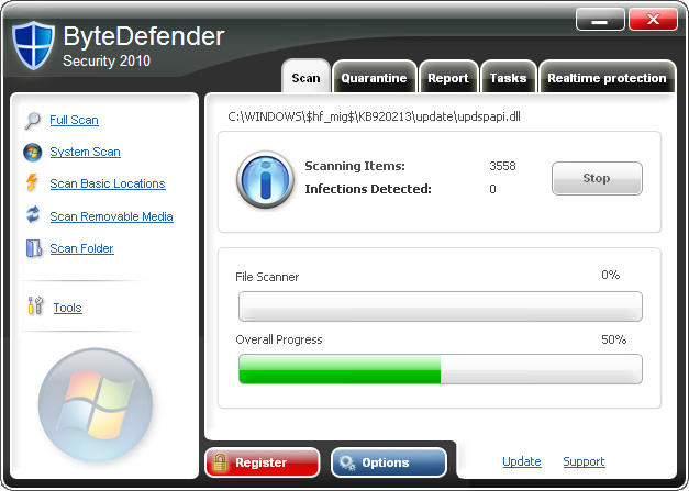 ByteDefender Security 2010 removal