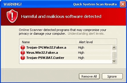 Trojan-IM.Win32.Faker.a removal