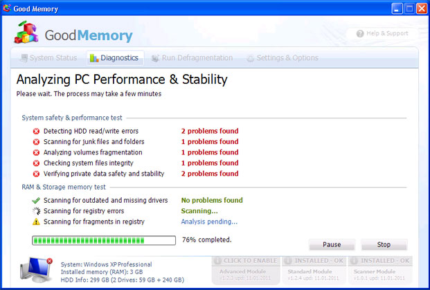 Good Memory removal