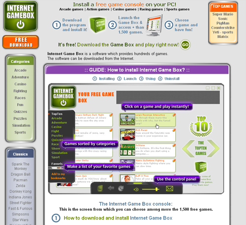 InternetGameBox removal