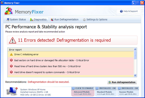 Memory Fixer removal