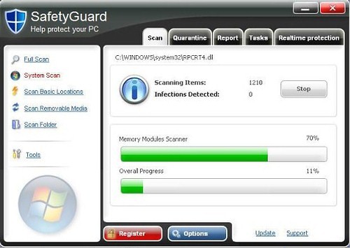SafetyGuard removal