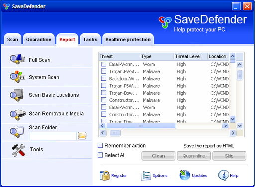 SaveDefender removal
