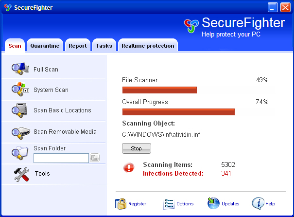 Secure Fighter removal
