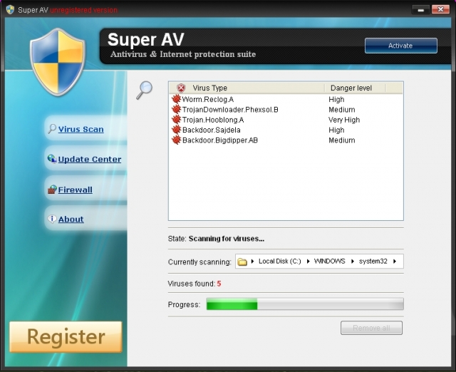 Super AV removal