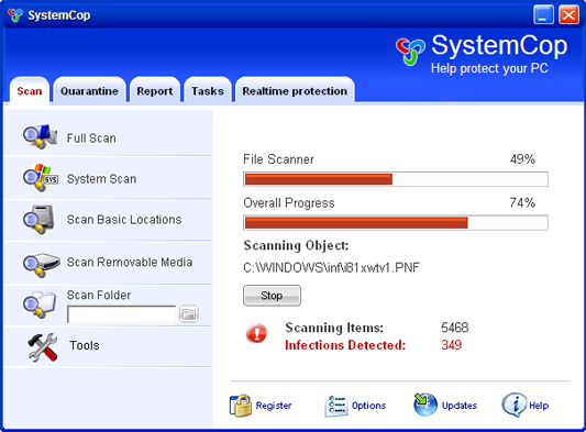 SystemCop removal