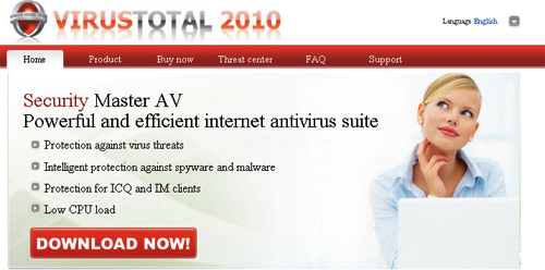 Virus Total 2010 removal