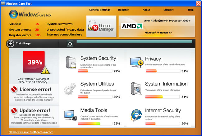 Windows Care Tool removal