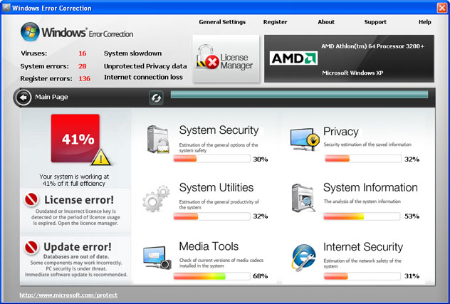 Windows Error Correction removal