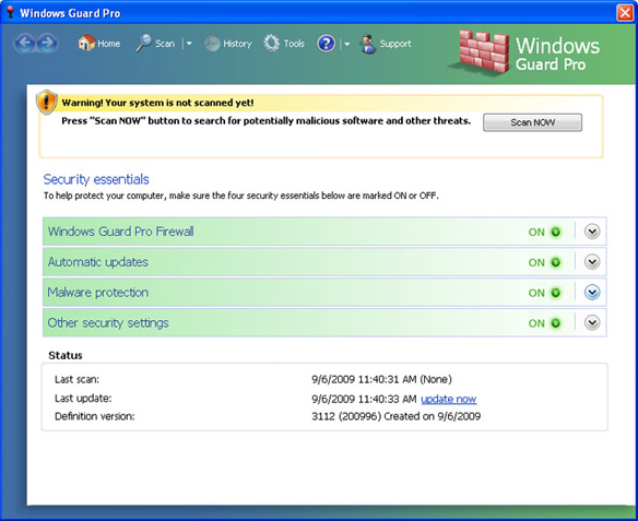 Windows Guard Pro removal