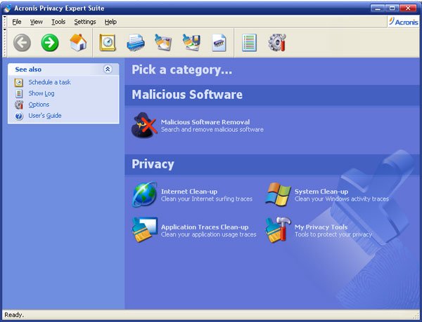 Acronis Privacy Expert Suite software