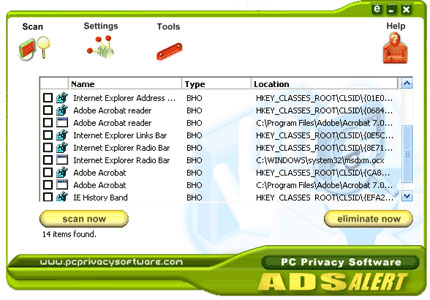 Ads Alert software