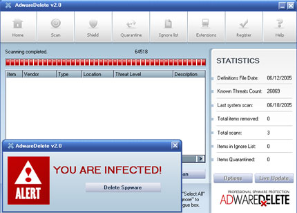 AdwareDelete software