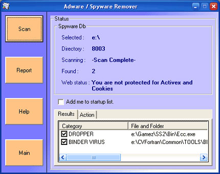 Adware Spyware Remover software