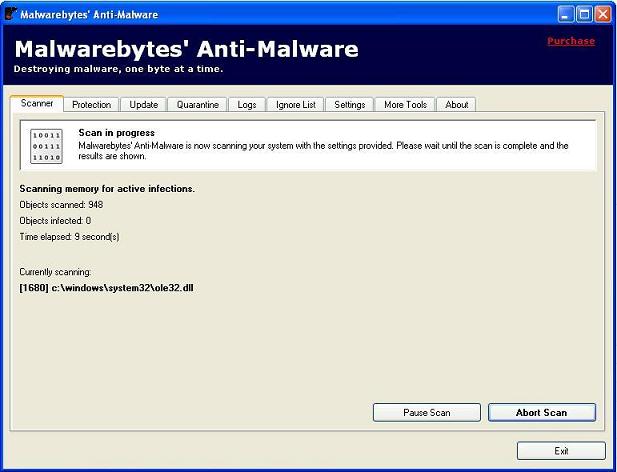 Malwarebytes Anti Malware software