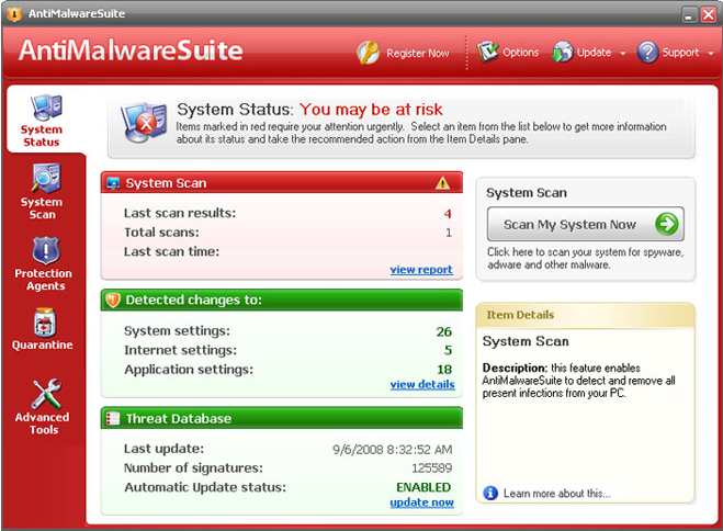 AntiMalwareSuite removal