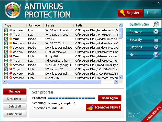 AntivirusProtection removal