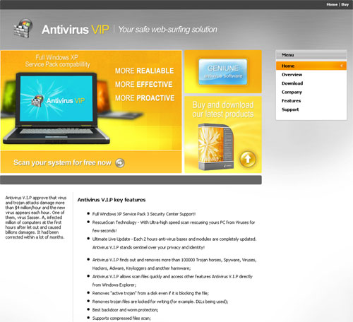 Antivirus VIP removal