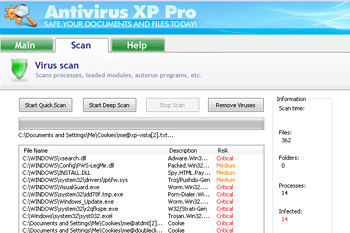 Antivirus XP Pro removal