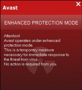 Avast Enhanced Protection Mode removal