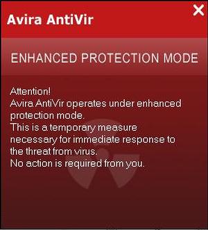 Avira AntiVir Enhanced Protection Mode removal