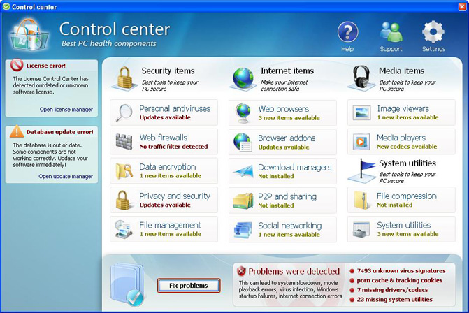 Control Components removal