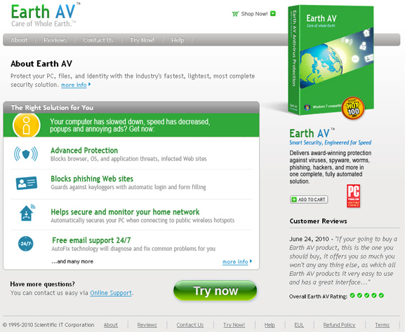 Earth AV removal