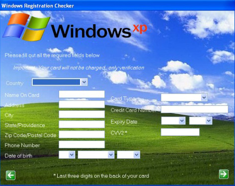 Fake Windows Registration Checker removal