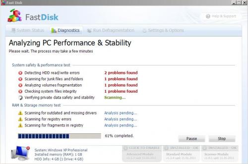 Fast Disk removal